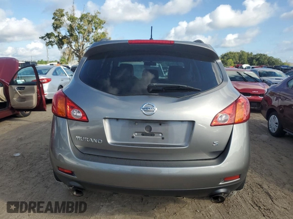 2009 Nissan Murano SL with VIN JN8AZ18U99W019331, listed as a Copart auction lot 73653734 with 0 mi miles and Salvage Title. Bid and sale history available at carsss.com. Image 6.