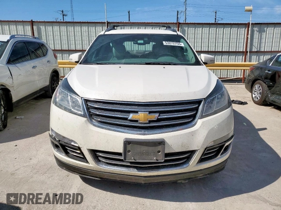 2014 Chevrolet Traverse LTZ with VIN 1GNKRJKD3EJ329725, listed as a Copart auction lot 53272755 with 221,219 mi miles and Salvage Title. Bid and sale history available at DreamBid. Image 5.