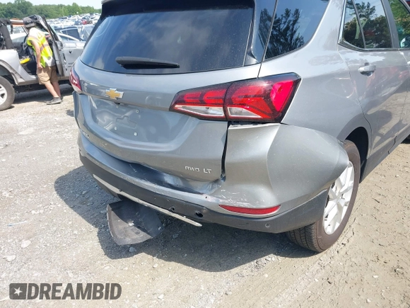 2024 Chevrolet Equinox LT with VIN 3GNAXUEG8RL244595, listed as a IAAI auction lot 42473981 with 37,570 mi miles and . Bid and sale history available at DreamBid. Image 6.