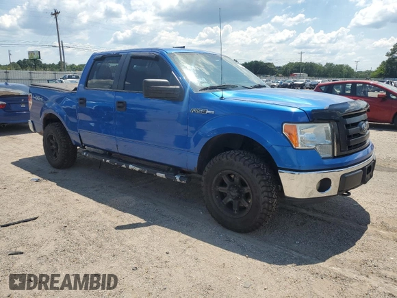 2011 Ford F-150 XL with VIN 1FTFW1EFXBFA13768, listed as a Copart auction lot 63580345 with 201,816 mi miles and Salvage title. Bid and sale history available at DreamBid. Image 4.
