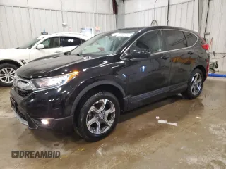 2018 Honda CR-V EX-L with VIN 5J6RW2H8XJA001917, listed as a Copart auction lot 49862655 with 81,674 mi miles and Clean Title. Bid and sale history available at carsss.com. Image 1.
