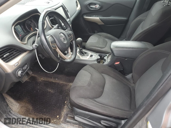 2017 Jeep Cherokee Latitude with VIN 1C4PJMCB1HW612099, listed as a Copart auction lot 52870225 with 69,442 mi miles and Salvage Title. Bid and sale history available at carsss.com. Image 7.
