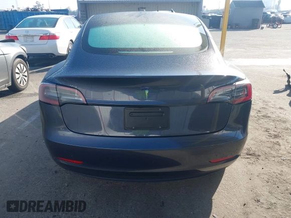 2023 Tesla Model 3 with VIN 5YJ3E1EA5PF697201, listed as a IAAI auction lot 41589422 with 16,862 mi miles and . Bid and sale history available at carsss.com. Image 16.