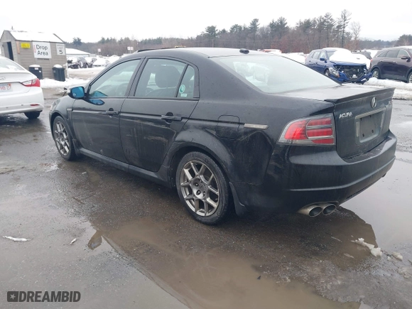 2007 Acura TL Type-S with VIN 19UUA76597A043591, listed as a IAAI auction lot 41513314 with 110,049 mi miles. Bid and sale history available at carsss.com. Image 3.