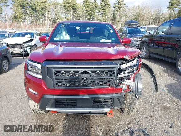 2022 Nissan Frontier S with VIN 1N6ED1EK9NN612988, listed as a IAAI auction lot 41140327 with 21,386 mi miles. Bid and sale history available at carsss.com. Image 12.