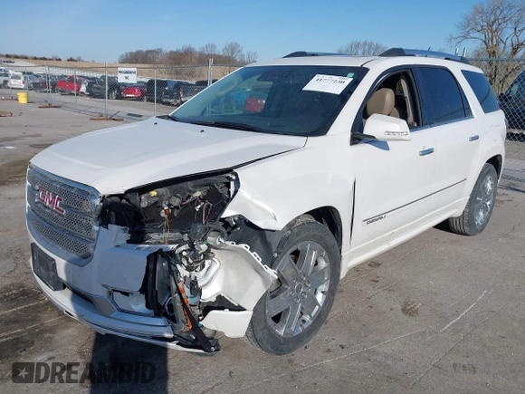 2016 GMC Acadia Denali with VIN 1GKKVTKD3GJ221449, listed as a IAAI auction lot 41777230 with 157,699 mi miles and . Bid and sale history available at DreamBid. Image 17.