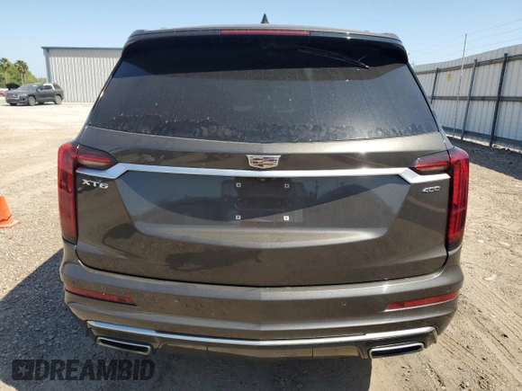 2020 Cadillac XT6 FWD Premium Luxury with VIN 1GYKPCRS1LZ199080, listed as a Copart auction lot 52252865 with 68,494 mi miles and Salvage title. Bid and sale history available at DreamBid. Image 6.