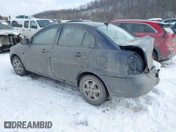 2008 Hyundai Accent GLS with VIN KMHCN46C88U270746, listed as a IAAI auction lot 41392092 with 146,419 mi miles. Bid and sale history available at carsss.com. Image 3.