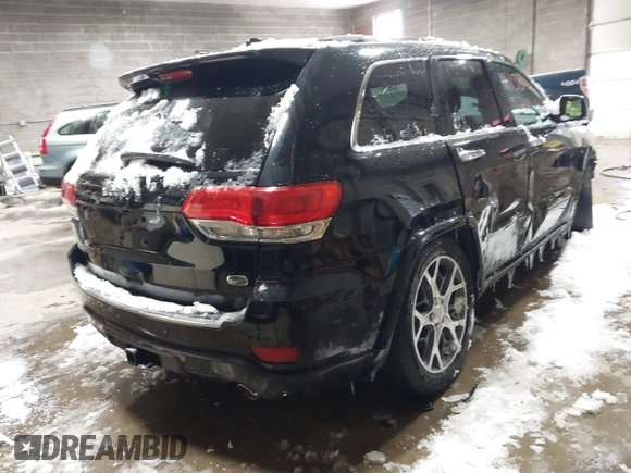 2019 Jeep Grand Cherokee Overland with VIN 1C4RJFCG4KC583691, listed as a IAAI auction lot 41505711 with 109,921 mi miles. Bid and sale history available at carsss.com. Image 4.