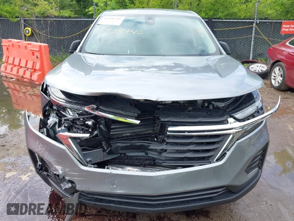 2024 Chevrolet Equinox LS with VIN 3GNAXHEG2RL145066, listed as a IAAI auction lot 42438745 with 12,367 mi miles and . Bid and sale history available at DreamBid. Image 6.