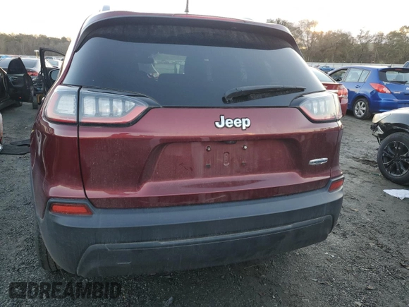 2021 Jeep Cherokee Latitude with VIN 1C4PJLCB2MD119824, listed as a Copart auction lot 81811834 with 65,315 mi miles and Salvage Title. Bid and sale history available at carsss.com. Image 6.