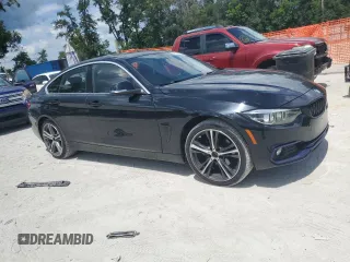 2018 BMW 4 Series 430i xDrive with VIN WBA4J3C54JBL03258, listed as a Copart auction lot 62573315 with 48,370 mi miles and Salvage title. Bid and sale history available at DreamBid. Image 4.