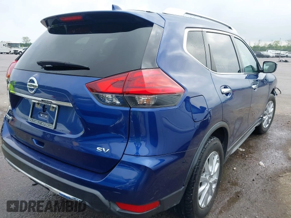 2017 Nissan Rogue SV with VIN KNMAT2MT2HP557278, listed as a IAAI auction lot 42027556 with 118,703 mi miles. Bid and sale history available at carsss.com. Image 4.