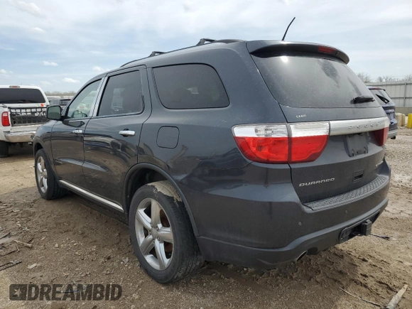 2013 Dodge Durango Citadel with VIN 1C4SDHET9DC562563, listed as a Copart auction lot 51685565 with 208,499 mi miles and Clean Title. Bid and sale history available at carsss.com. Image 2.