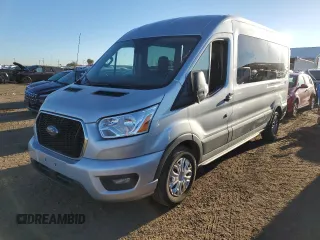 2021 Ford Transit Passenger XL with VIN 1FBAX2C89MKA48429, listed as a Copart auction lot 72648104 with 60,936 mi miles and Clean Title. Bid and sale history available at carsss.com. Image 1.