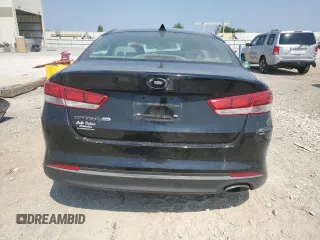 2018 Kia Optima S with VIN 5XXGT4L35JG235075, listed as a Copart auction lot 60604425 with 95,705 mi miles and Salvage title. Bid and sale history available at DreamBid. Image 6.