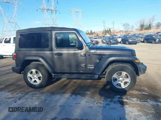 2020 Jeep Wrangler Sport S with VIN 1C4GJXAN8LW207543, listed as a IAAI auction lot 41630531 with 22,621 mi miles and . Bid and sale history available at DreamBid. Image 14.