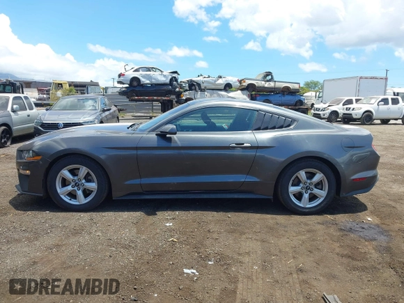 2018 Ford Mustang EcoBoost with VIN 1FA6P8TH0J5123717, listed as a IAAI auction lot 42542683 with 101,729 mi miles and . Bid and sale history available at DreamBid. Image 14.