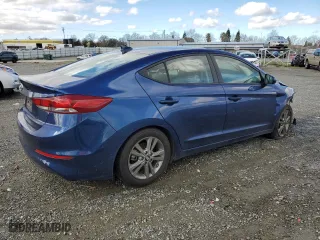 2018 Hyundai Elantra SEL with VIN 5NPD84LF3JH335775, listed as a Copart auction lot 44441775 with 51,297 mi miles and Salvage Title. Bid and sale history available at carsss.com. Image 3.