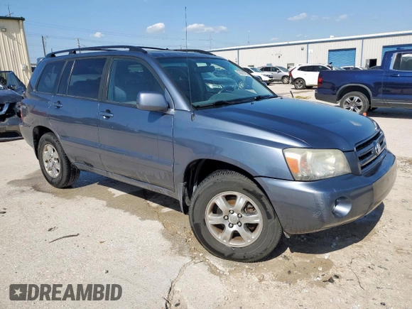 2007 Toyota Highlander w/3rd Row with VIN JTEDP21A370129419, listed as a Copart auction lot 53978725 with 184,723 mi miles and Clean title. Bid and sale history available at DreamBid. Image 4.