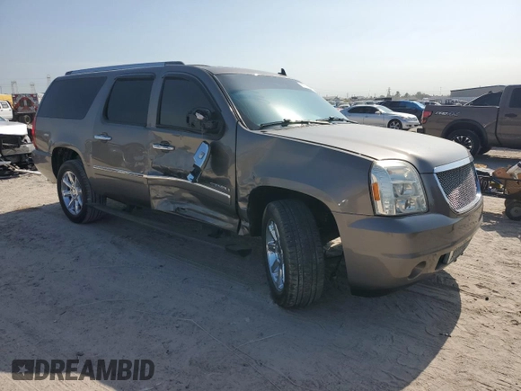 2012 GMC Yukon XL Denali with VIN 1GKS1MEF7CR173657, listed as a Copart auction lot 80273744 with 185,326 mi miles and Salvage Title. Bid and sale history available at carsss.com. Image 4.