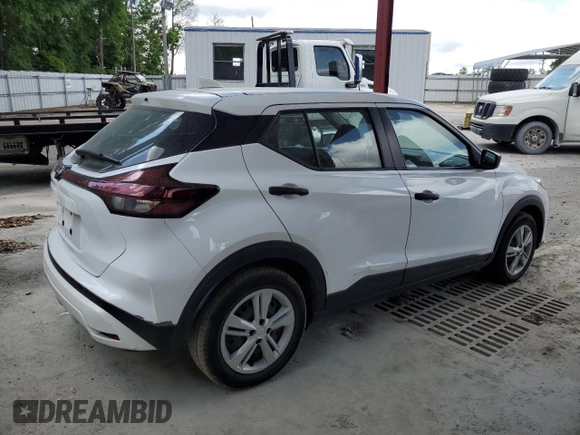 2022 Nissan Kicks S with VIN 3N1CP5BV4NL489546, listed as a Copart auction lot 54014935 with 63,306 mi miles and Clean Title. Bid and sale history available at DreamBid. Image 3.