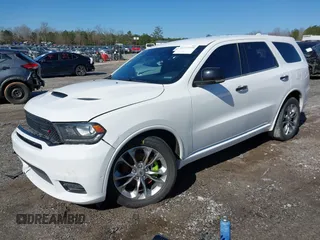2019 Dodge Durango R/T with VIN 1C4SDJCT5KC652056, listed as a IAAI auction lot 41722359 with 79,487 mi miles and . Bid and sale history available at carsss.com. Image 2.