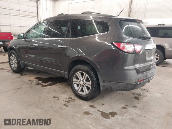 2015 Chevrolet Traverse LT with VIN 1GNKVHKD5FJ192552, listed as a IAAI auction lot 41708239 with 185,664 mi miles and . Bid and sale history available at DreamBid. Image 3.
