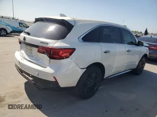 2017 Acura MDX Technology with VIN 5FRYD3H52HB006516, listed as a Copart auction lot 60919965 with Not provided miles and Salvage title. Bid and sale history available at DreamBid. Image 3.