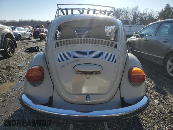 1973 Volkswagen Beetle with VIN 1332475877, listed as a Copart auction lot 87847085 with 2,388 mi miles and Non Repairable. Bid and sale history available at DreamBid. Image 6.