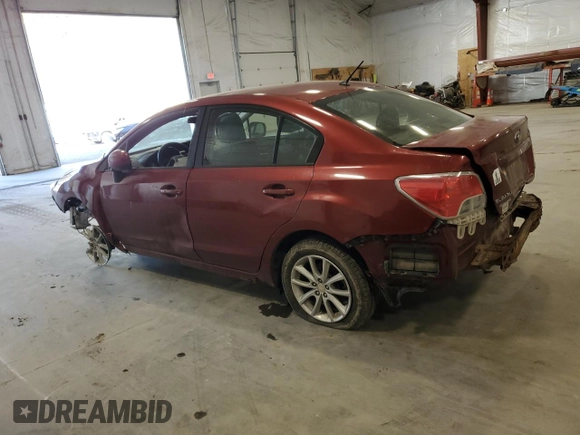 2012 Subaru Impreza Premium с VIN JF1GJAC67CH025958, выставлен на аукционе Copart как лот 55106365 с пробегом Не указан миль и На запчасти • Non repairable. История ставок и продаж доступна на DreamBid. Изображение 2.