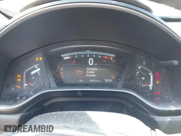 2019 Honda CR-V EX with VIN 7FARW1H58KE025104, listed as a IAAI auction lot 41750649 with 109,574 mi miles. Bid and sale history available at carsss.com. Image 7.