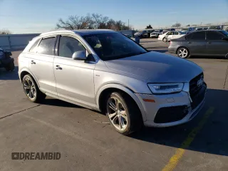 2018 Audi Q3 Premium Plus with VIN WA1JCCFS5JR008740, listed as a Copart auction lot 37125753 with 54,722 mi miles. Bid and sale history available at carsss.com. Image 4.