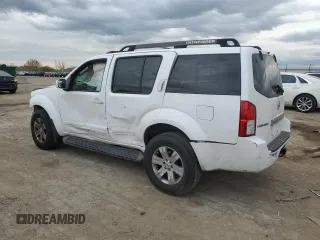 2007 Nissan Pathfinder SE with VIN 5N1AR18W67C634121, listed as a Copart auction lot 75893504 with 0 mi miles and Salvage Title. Bid and sale history available at carsss.com. Image 2.
