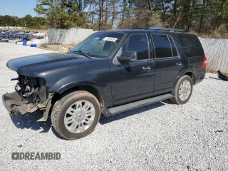 2011 Ford Expedition Limited with VIN 1FMJU1K56BEF00754, listed as a Copart auction lot 47205485 with 298,141 mi miles and Salvage Title. Bid and sale history available at carsss.com. Image 1.