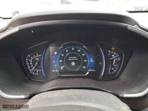 2020 Hyundai Santa Fe SEL with VIN 5NMS3CAD3LH203925, listed as a Copart auction lot 48202005 with 67,616 mi miles and Salvage Title. Bid and sale history available at carsss.com. Image 9.