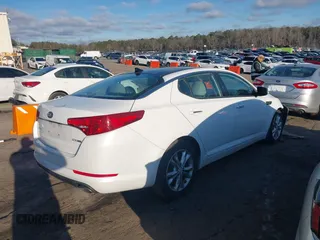 2013 Kia Optima EX with VIN 5XXGN4A79DG199153, listed as a IAAI auction lot 41737349 with 135,000 mi miles. Bid and sale history available at carsss.com. Image 4.