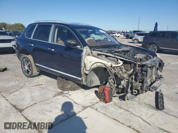 2005 Porsche Cayenne Turbo with VIN WP1AC29P35LA90093, listed as a Copart auction lot 85751494 with 0 mi miles and Salvage Title. Bid and sale history available at carsss.com. Image 4.