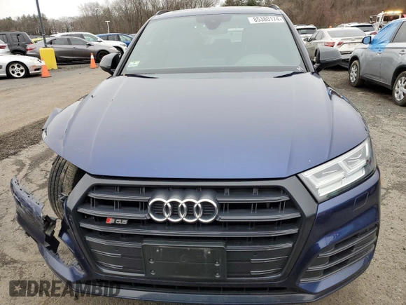 2020 Audi SQ5 Premium Plus with VIN WA1B4AFY2L2015103, listed as a Copart auction lot 85380174 with 63,002 mi miles and Salvage Title. Bid and sale history available at DreamBid. Image 5.