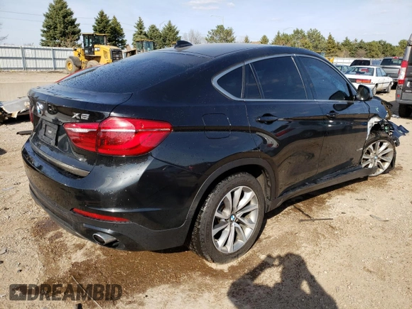 2017 BMW X6 xDrive35i with VIN 5UXKU2C53H0N85439, listed as a Copart auction lot 47796703 with 88,266 mi miles. Bid and sale history available at carsss.com. Image 3.
