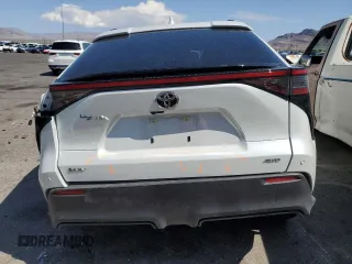 2024 Toyota bZ4X XLE with VIN JTMABACA2RA070499, listed as a Copart auction lot 59914835 with 23,530 mi miles and Salvage title. Bid and sale history available at DreamBid. Image 6.