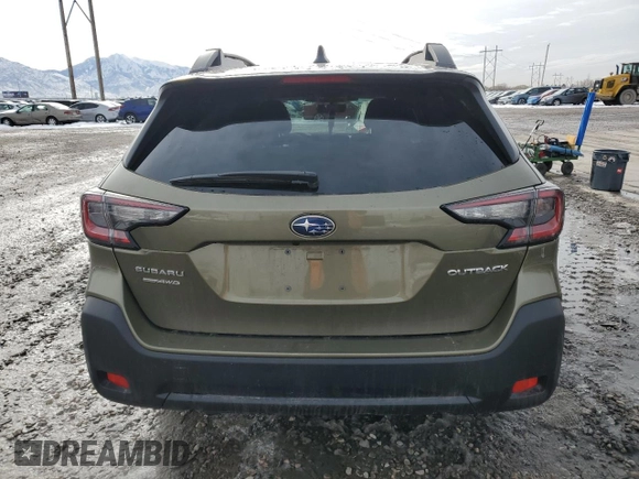 2025 Subaru Outback Premium z VIN 4S4BTADC0S3117214, wystawiony jako Copart lot #45672585 z przebiegiem 7 608 mil mil oraz Szkoda całkowita • Salvage title. Historia ofert i sprzedaży dostępna na DreamBid. Obrazek 6.