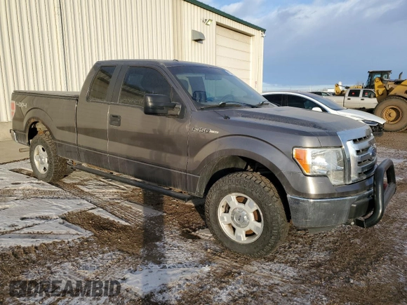 2012 Ford F-150 XL with VIN 1FTEX1EM9CFC64404, listed as a Copart auction lot 87684405 with 185,207 mi miles and Salvage Title. Bid and sale history available at carsss.com. Image 4.
