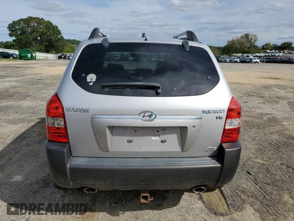 2006 Hyundai Tucson GLS with VIN KM8JN72DX6U308336, listed as a Copart auction lot 72751384 with 177,227 mi miles and Clean Title. Bid and sale history available at carsss.com. Image 6.