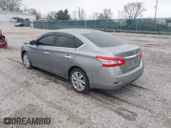 2014 Nissan Sentra S with VIN 3N1AB7AP8EY310027, listed as a IAAI auction lot 41142509 with 130,897 mi miles and . Bid and sale history available at DreamBid. Image 3.