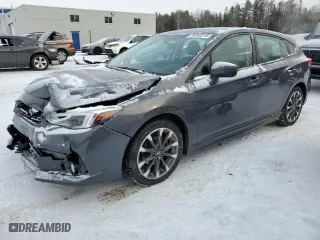 2022 Subaru Impreza Sport with VIN 4S3GTAG68N3702966, listed as a Copart auction lot 89253215 with 66,137 mi miles and Salvage Title. Bid and sale history available at carsss.com. Image 1.