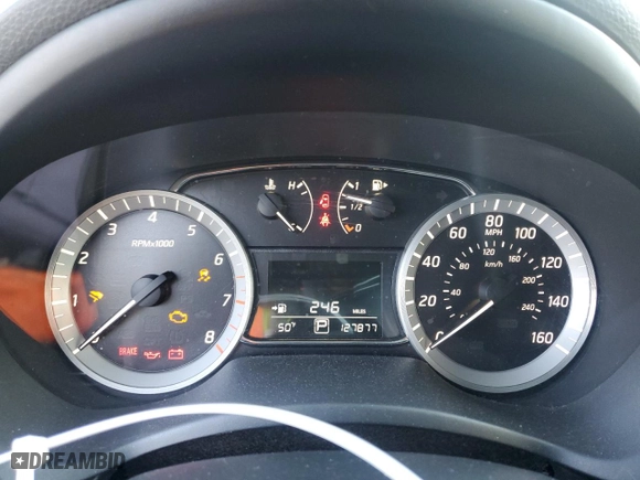 2015 Nissan Sentra SV with VIN 3N1AB7AP4FY275942, listed as a Copart auction lot 50495035 with 127,877 mi miles and Salvage Title. Bid and sale history available at carsss.com. Image 9.