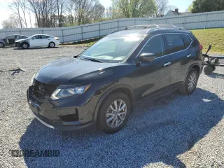 2017 Nissan Rogue SV with VIN 5N1AT2MT7HC896430, listed as a Copart auction lot 48078795 with 99,566 mi miles and Salvage Title. Bid and sale history available at carsss.com. Image 1.