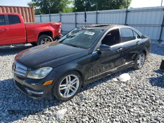 2012 Mercedes-Benz C-Class C 300 Sport with VIN WDDGF8BB8CR204223, listed as a Copart auction lot 52707305 with 201,502 mi miles and Clean Title. Bid and sale history available at carsss.com. Image 1.