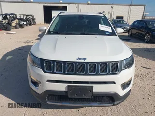 2020 Jeep Compass Limited with VIN 3C4NJCCB1LT123329, listed as a IAAI auction lot 42090488 with 117,187 mi miles and . Bid and sale history available at DreamBid. Image 12.